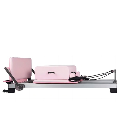 Pilates use Aluminium pilates reformer pilates with half trapeze core bed