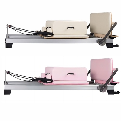 Pilates use Aluminium pilates reformer pilates with half trapeze core bed