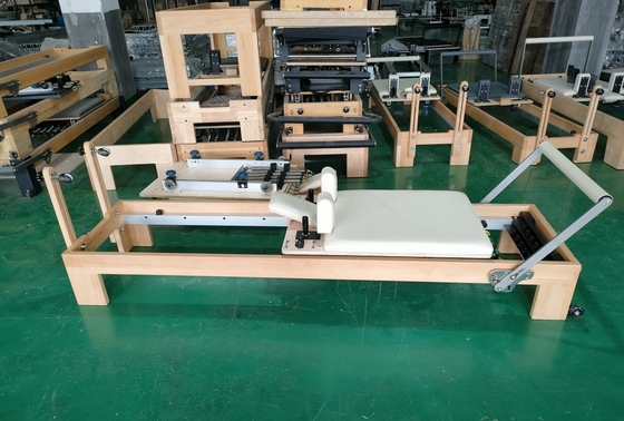 Gericon High quality commerical use maple wood Korean type pilates reformer equipment with stick