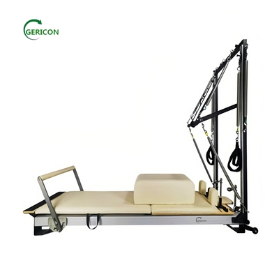 Gericon commerical use lower leg Aluminium pilates reformer pilates with half trapeze