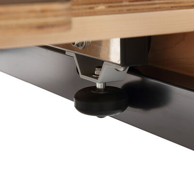 Factory Black Hard Maple Wood Pilates Reformer For Body Training