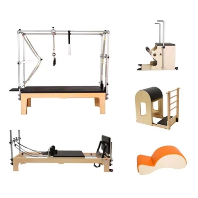 Commerical use French type maple cadillac pilates reformer with piano spring