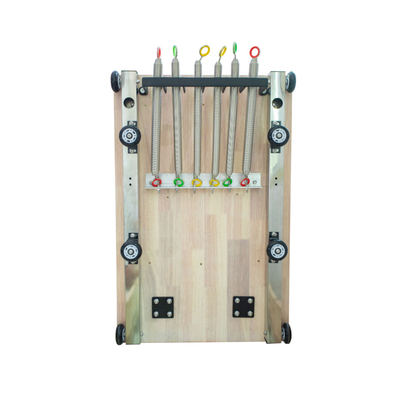 High quality white oak wooden Pilates reformer Core Training Bed with super fiber leather