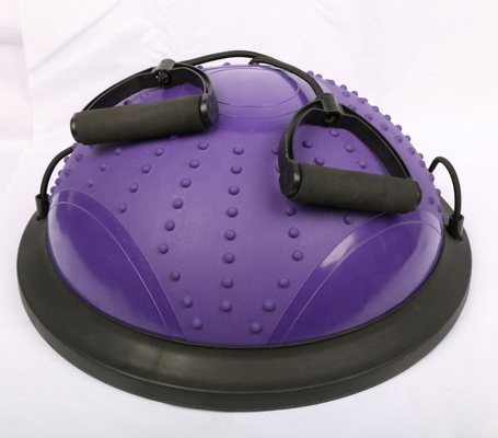 Gym fitness Strong Stability PVC Exercise half Stability Half Pilates 46cm diameter Yoga Ball with pump
