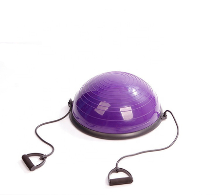 Gym fitness cheap price PVC Exercise Stability Half Pilates Yoga Ball with pump