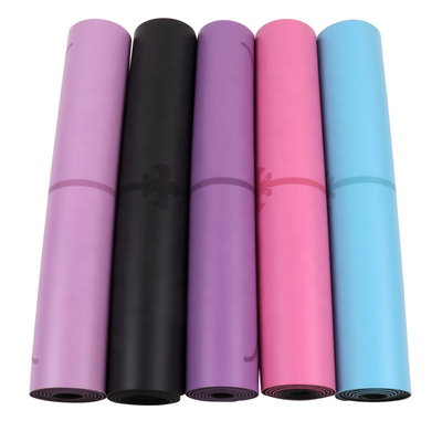 High quality OEM LOGO non-slip Exercise mat natural rubber yoga mat
