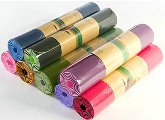High quality OEM LOGO non-slip Exercise mat TPE yoga mat