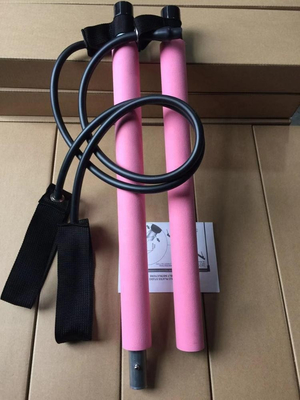 Portable Yoga Exercise Total Body Workout Trainer Toning bar Pilates stick Bar with Foot Loop